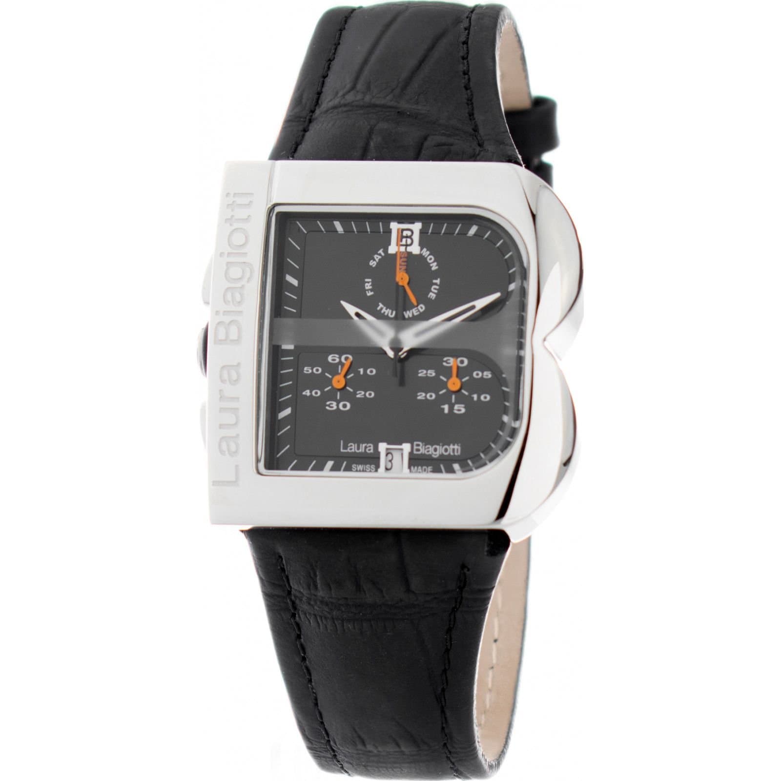 Laura Biagiotti Laura Biagiotti Women's LB0002L-NEG 33mm Quartz Watch in Black