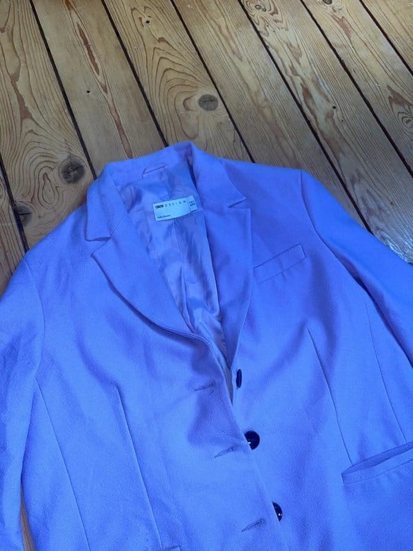 ASOS Lilac Oversized Blazer With Shoulder Pads Size 8