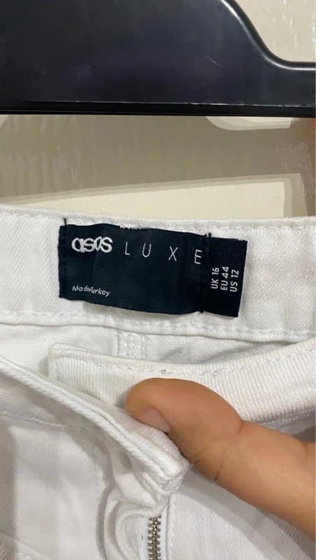 ASOS ASOS luxe White Jeans