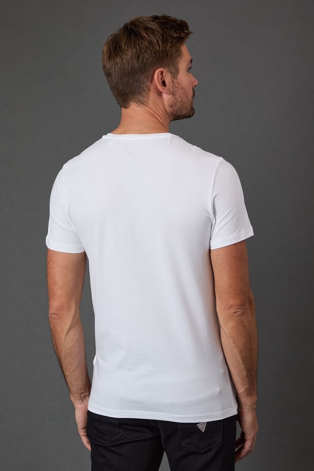 Guess Guess Men's Caleb 2 Pack T-Shirts White - 3
