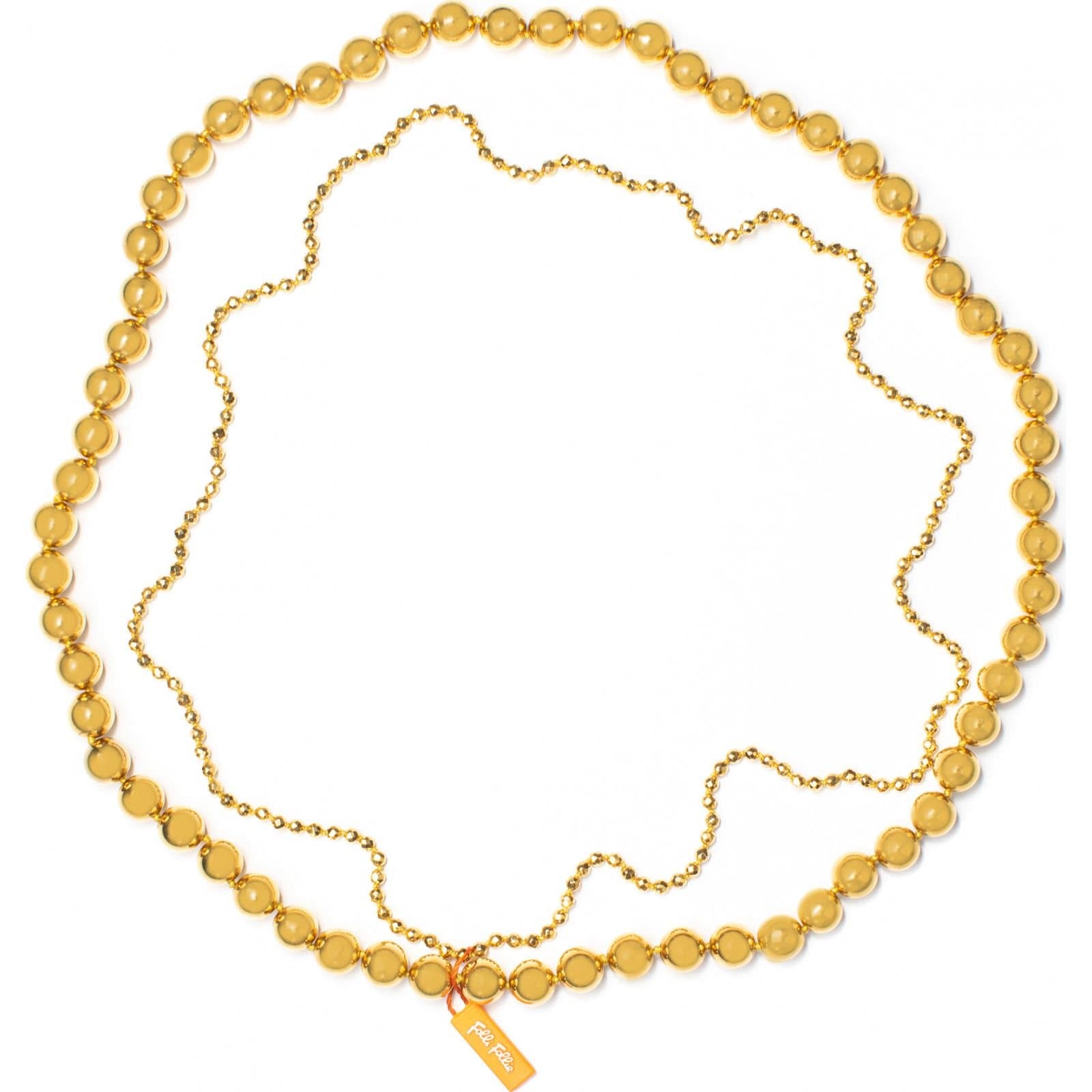 Folli Follie Folli Follie Gold Beaded Necklace for Women