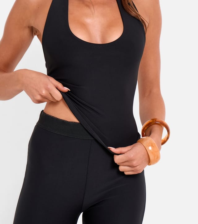 Public Desire Women's Black High Waist Capri Trousers Public Desire New Look - 3