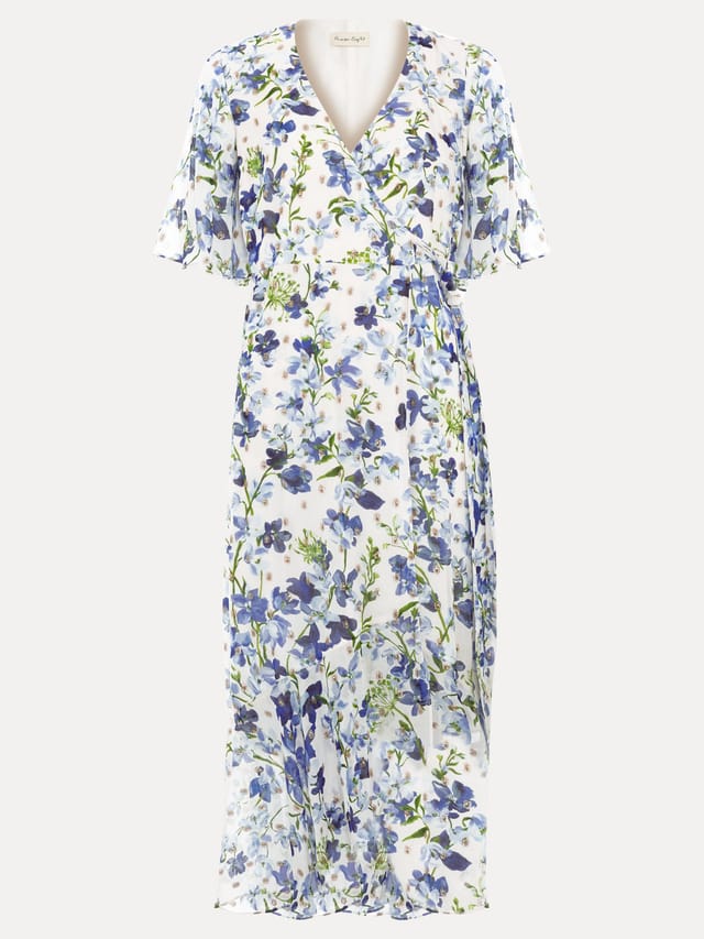 Phase Eight Phase Eight Women's Juliette Midi Wrap Dress in Ivory - 2