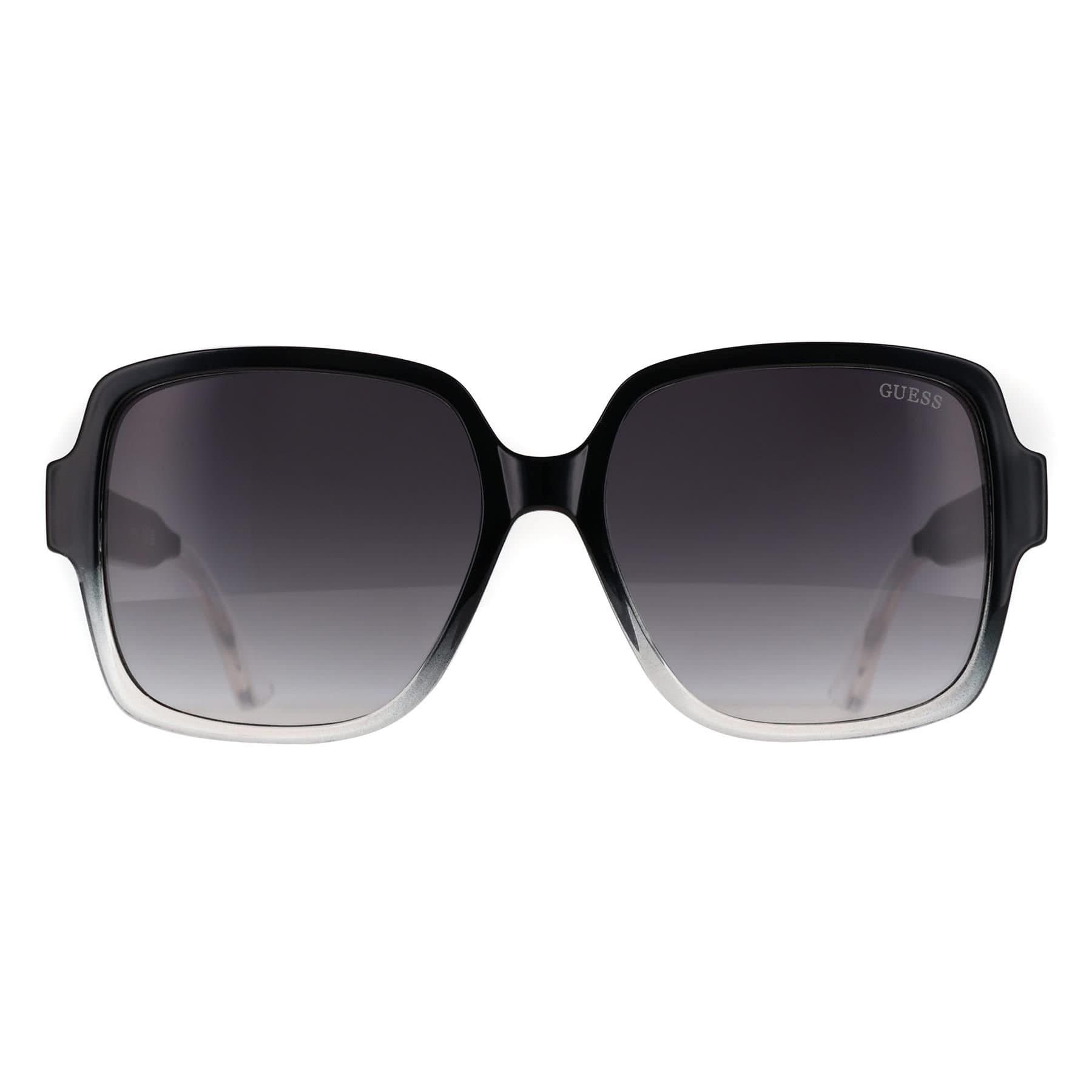 Guess Guess Women's Square Shiny Black Fade Grey Gradient GF6134