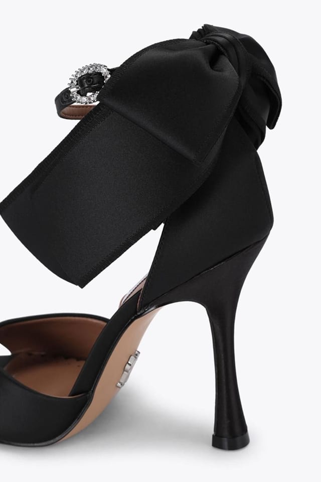 Steve Madden STEVE MADDEN Women's 'Bougie Black' Fabric Heels in Black - 3