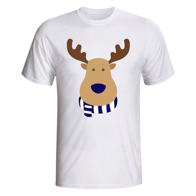Falkirk Falkirk Men's Rudolph Supporters T-Shirt in White - 2