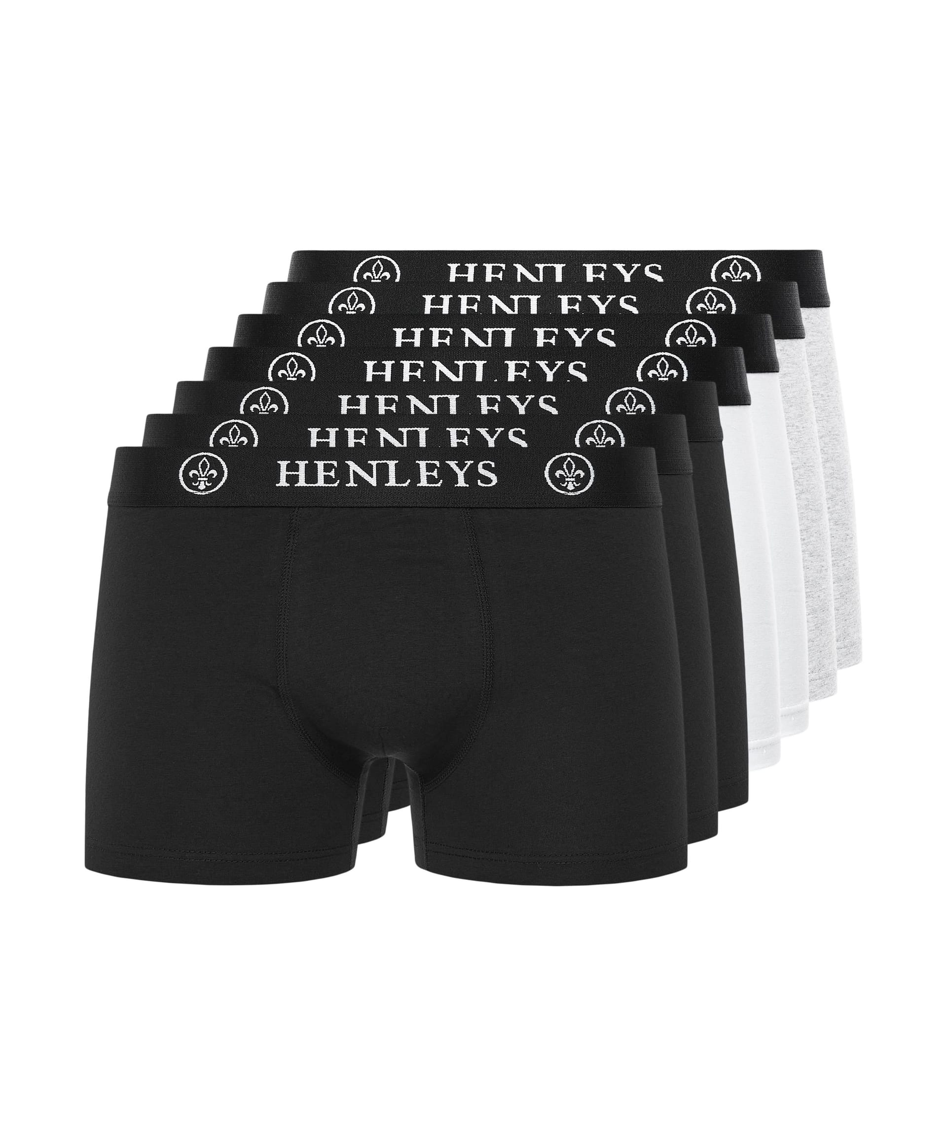 Henleys Men's Century Boxers 7 Pack