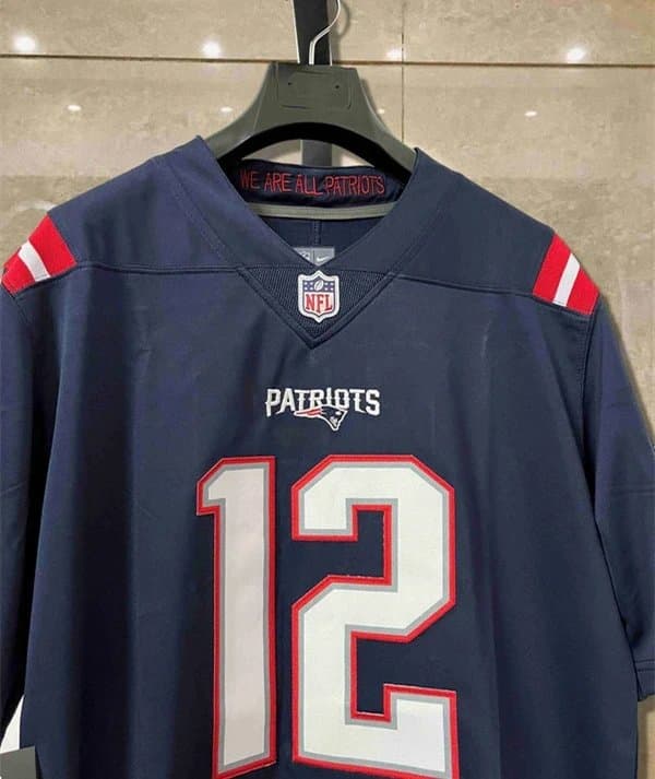 Never Fully Dressed NFL navy rugby shirt