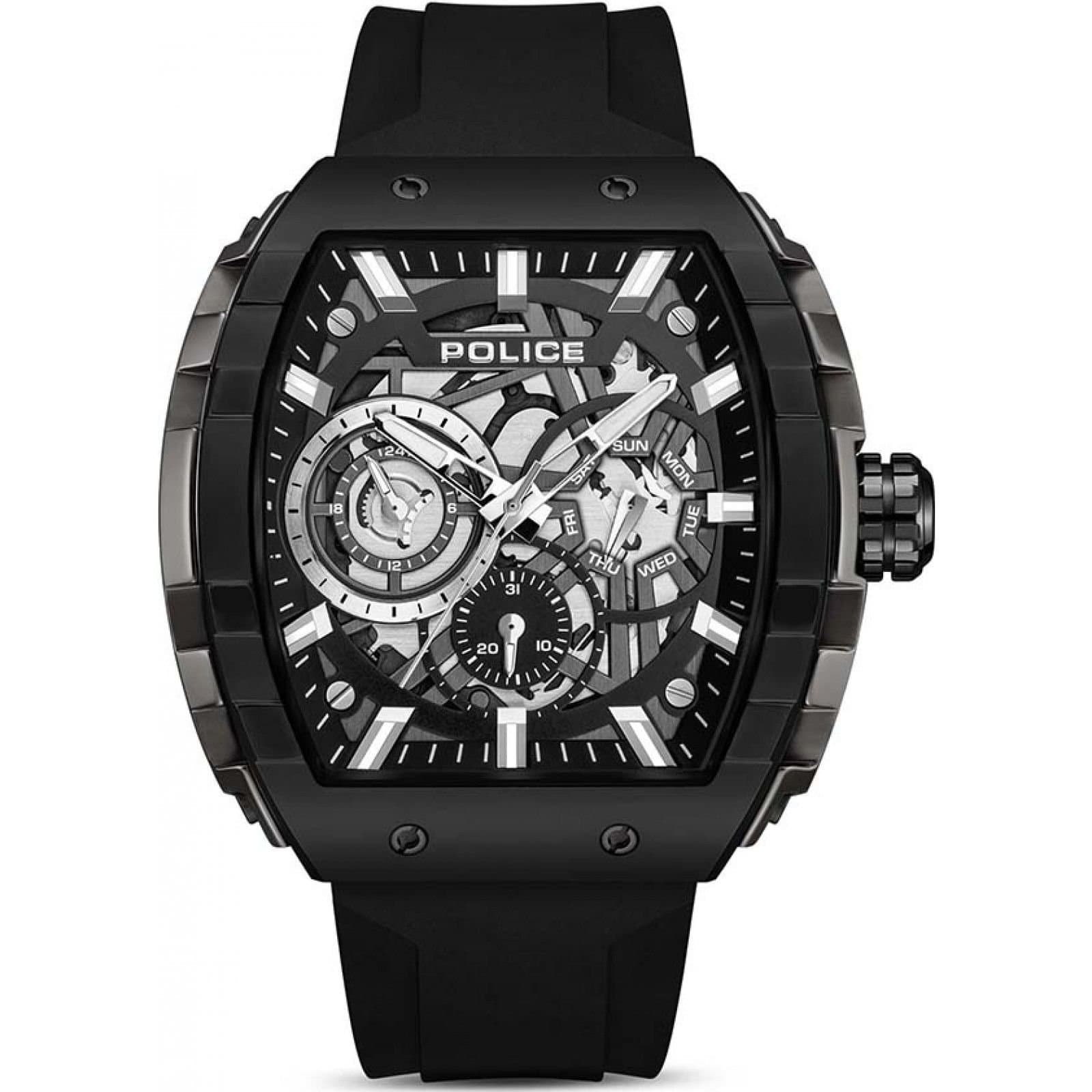 Police Police Men's PEWGQ0063001 Extreme 49mm Quartz Watch in Black