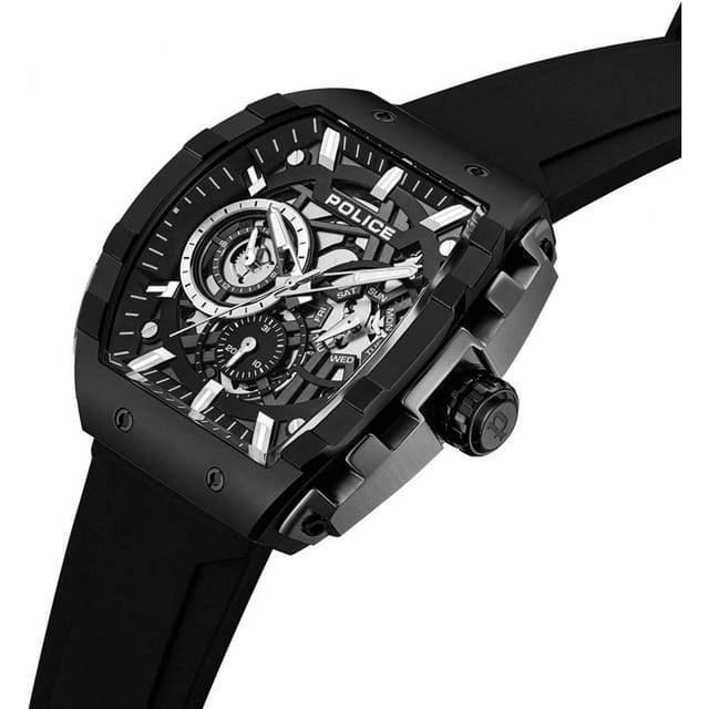 Police Police Men's PEWGQ0063001 Extreme 49mm Quartz Watch in Black - 3