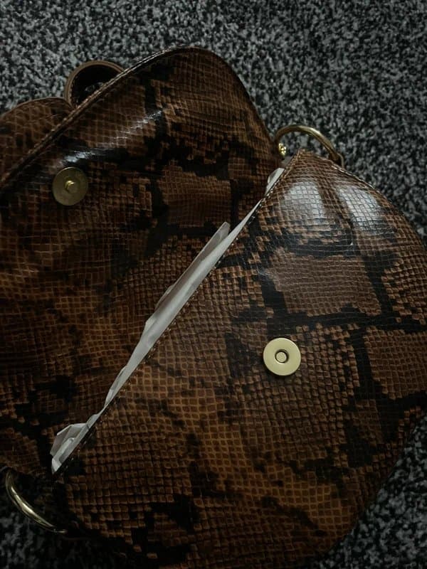 New Look new look sling bag woman’s clutch adjustable, skin leather salvadore snake