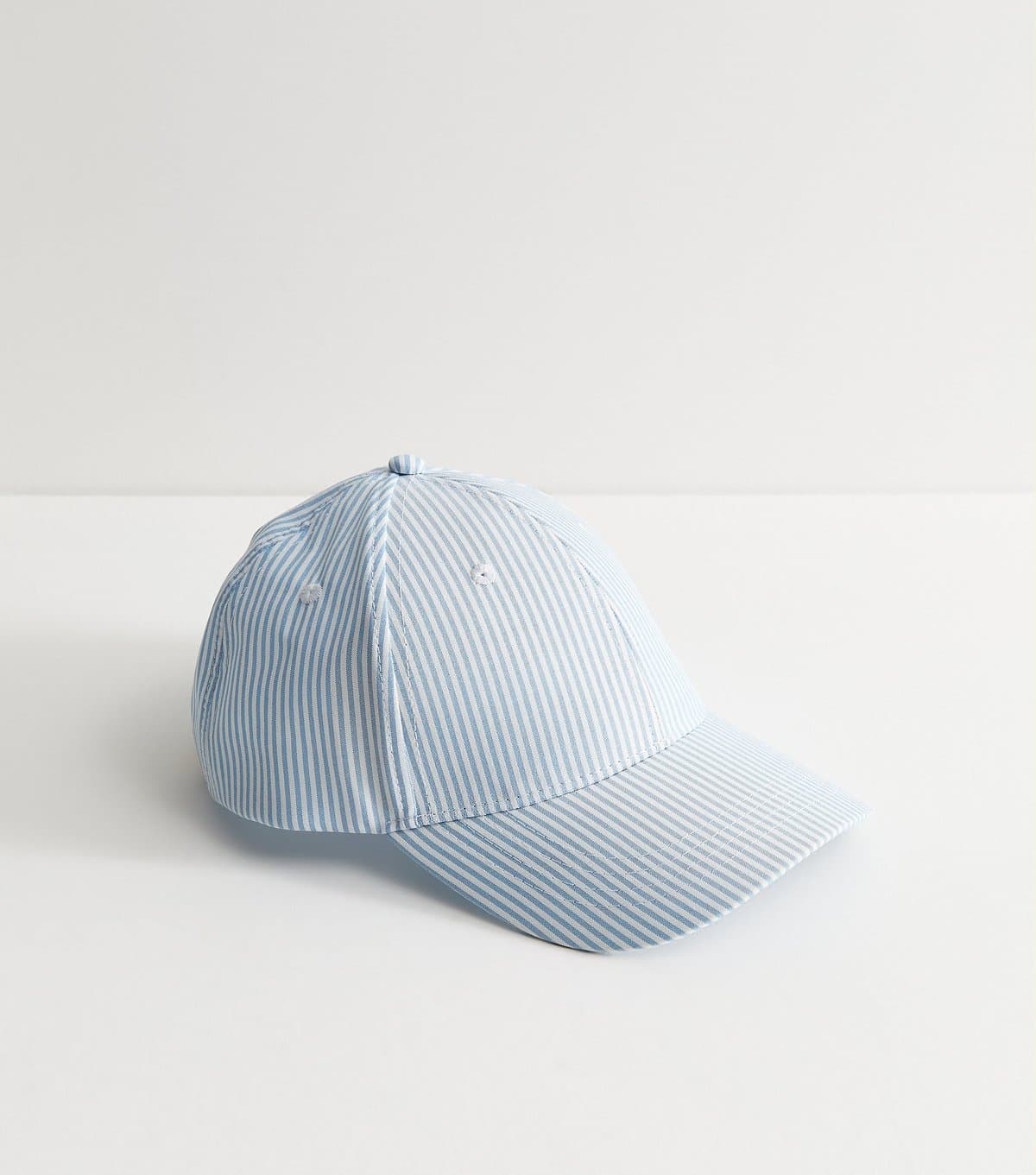 New Look New Look Blue Striped Cap