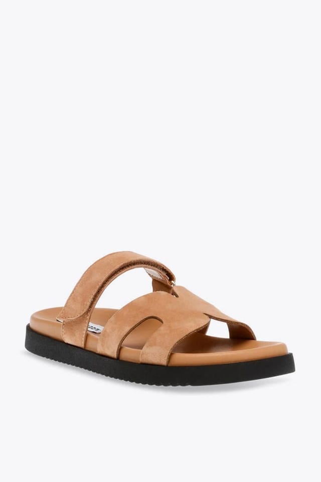 Steve Madden STEVE MADDEN Women's 'Missile E 295' Suede Sandals in Beige - 2