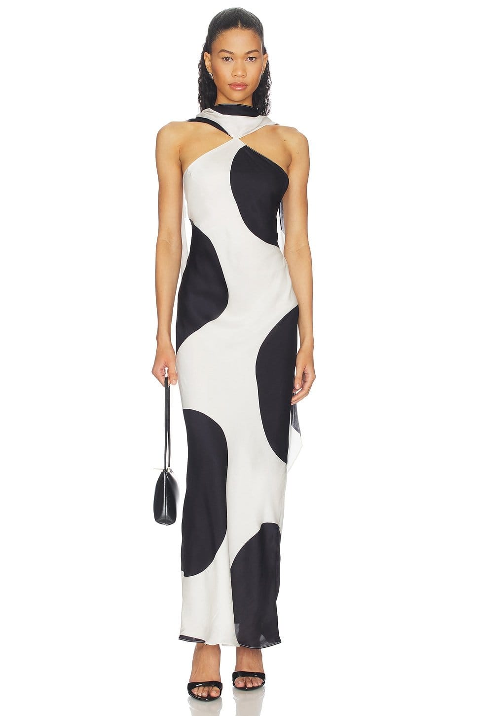 Revolve Ashton Black & White Maxi Dress