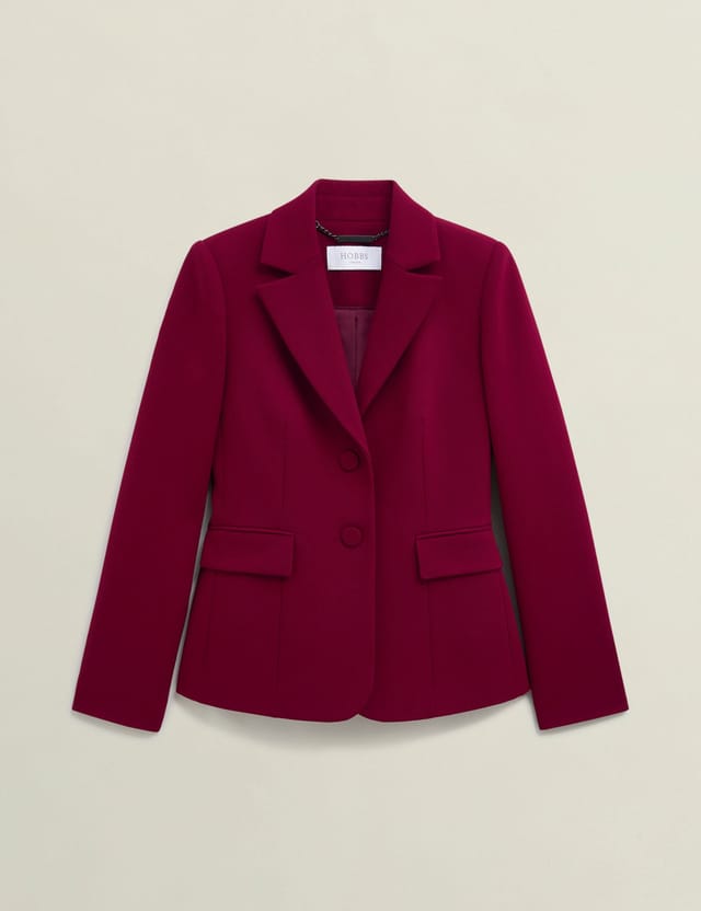 Hobbs London Hobbs London Women's Stylish Mabel Blazer Jacket in Black - 2