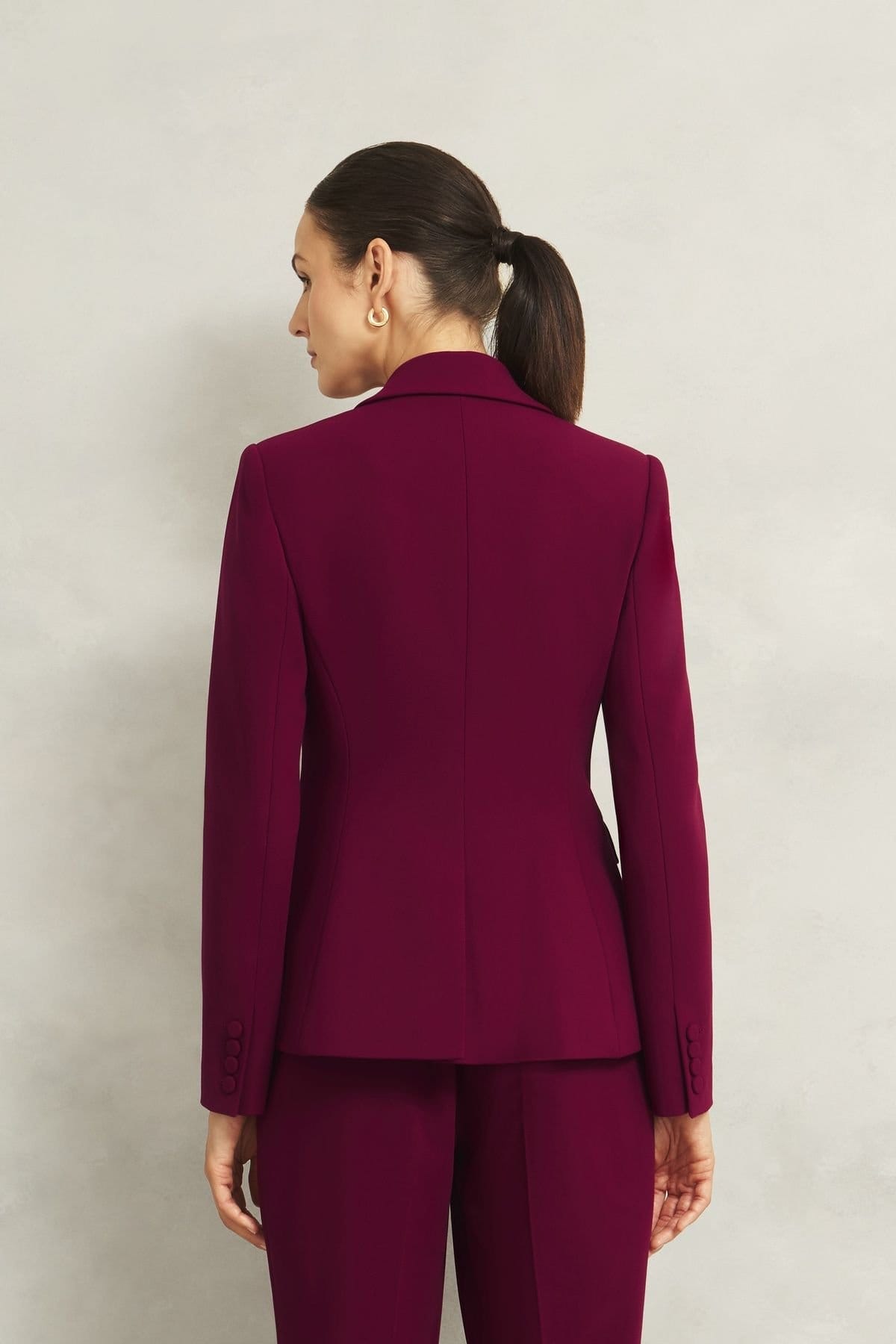 Hobbs London Hobbs London Women's Stylish Mabel Blazer Jacket in Black - 4