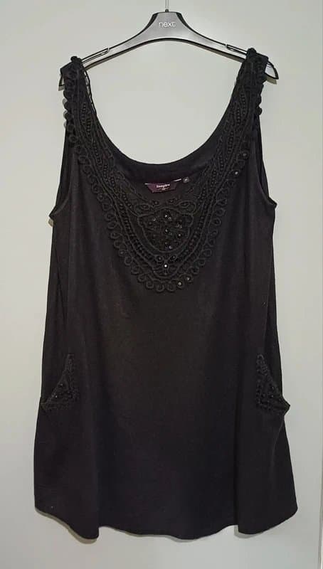 New Look New Look Inspired Charcoal Top - size 24