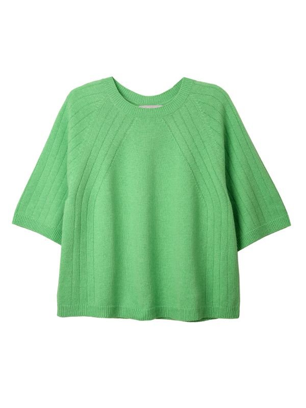 Cove Cove Women's Brooke Boxy Top in Green - 4