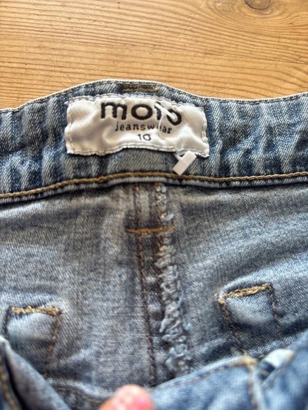 Topshop Moto Topshop cropped jeans