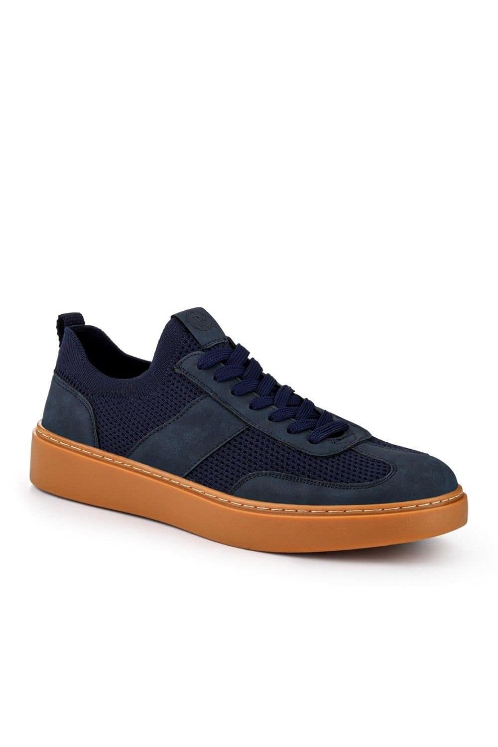 Pavers Pavers Men's Casual Lace-Up Shoes in Navy