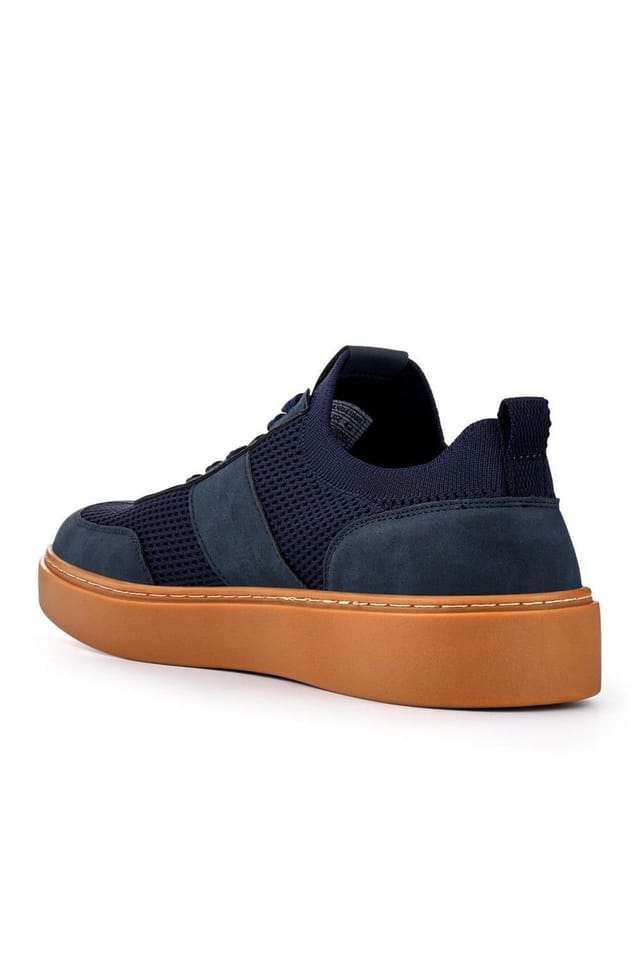 Pavers Pavers Men's Casual Lace-Up Shoes in Navy - 3