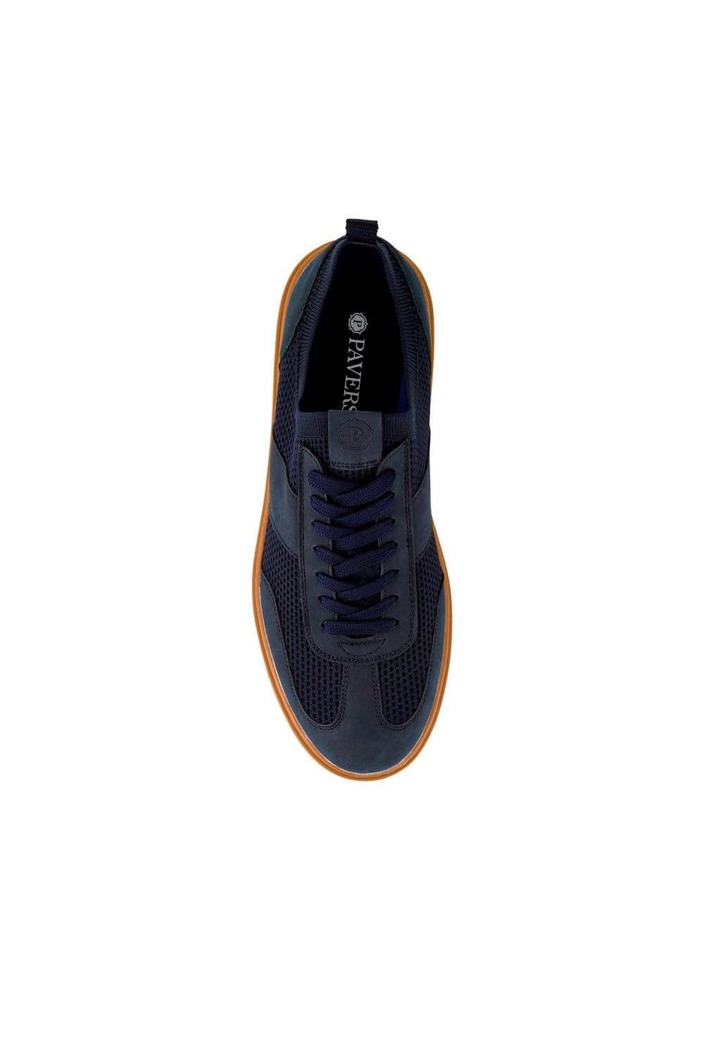 Pavers Pavers Men's Casual Lace-Up Shoes in Navy - 4