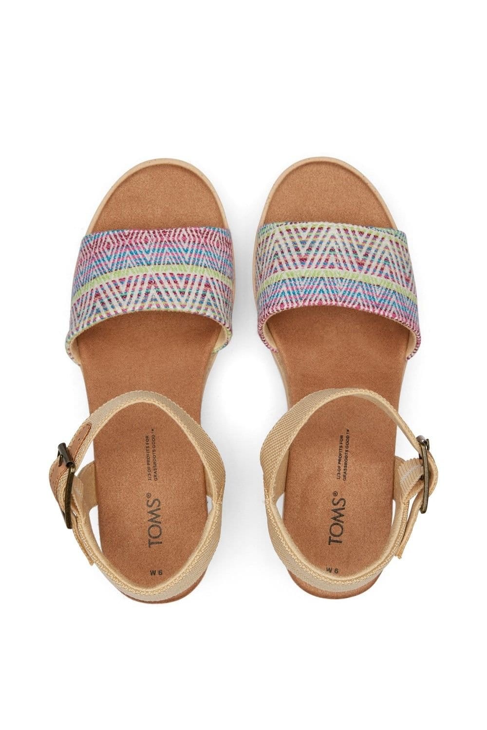 TOMS TOMS Women's Diana Wedge Sandal in Natural - 4