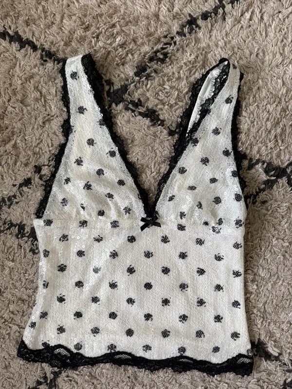 Bershka Sequin top