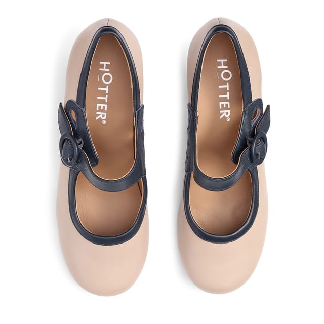 Hotter Hotter Women's 'Broadway' Vintage Heels in Beige - 3