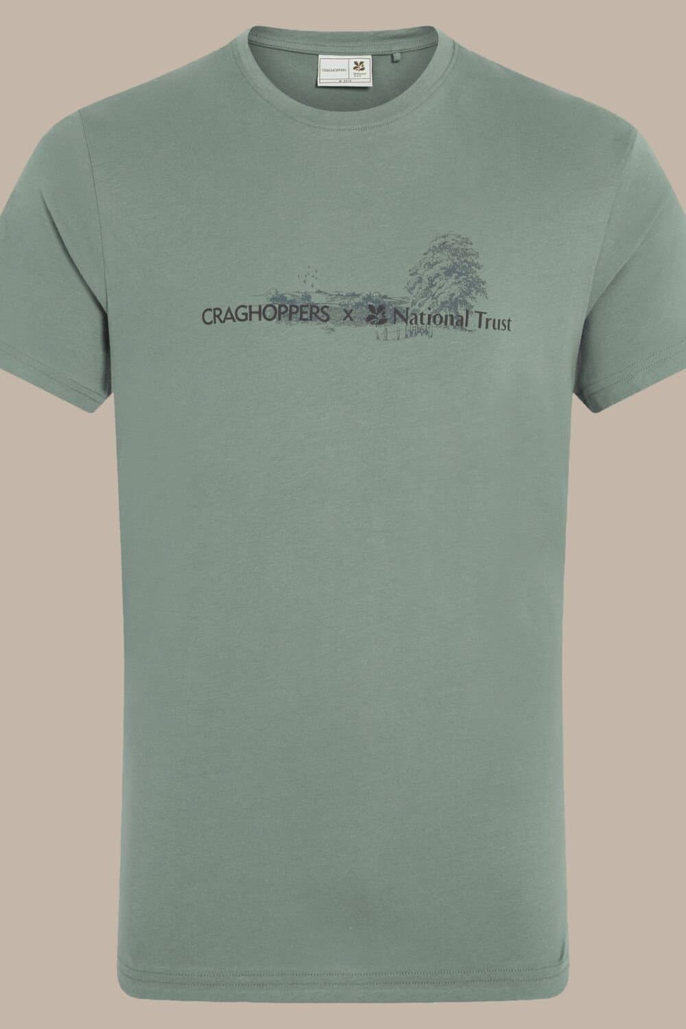 Craghoppers Craghoppers Green Cotton Crew-Neck T-Shirt