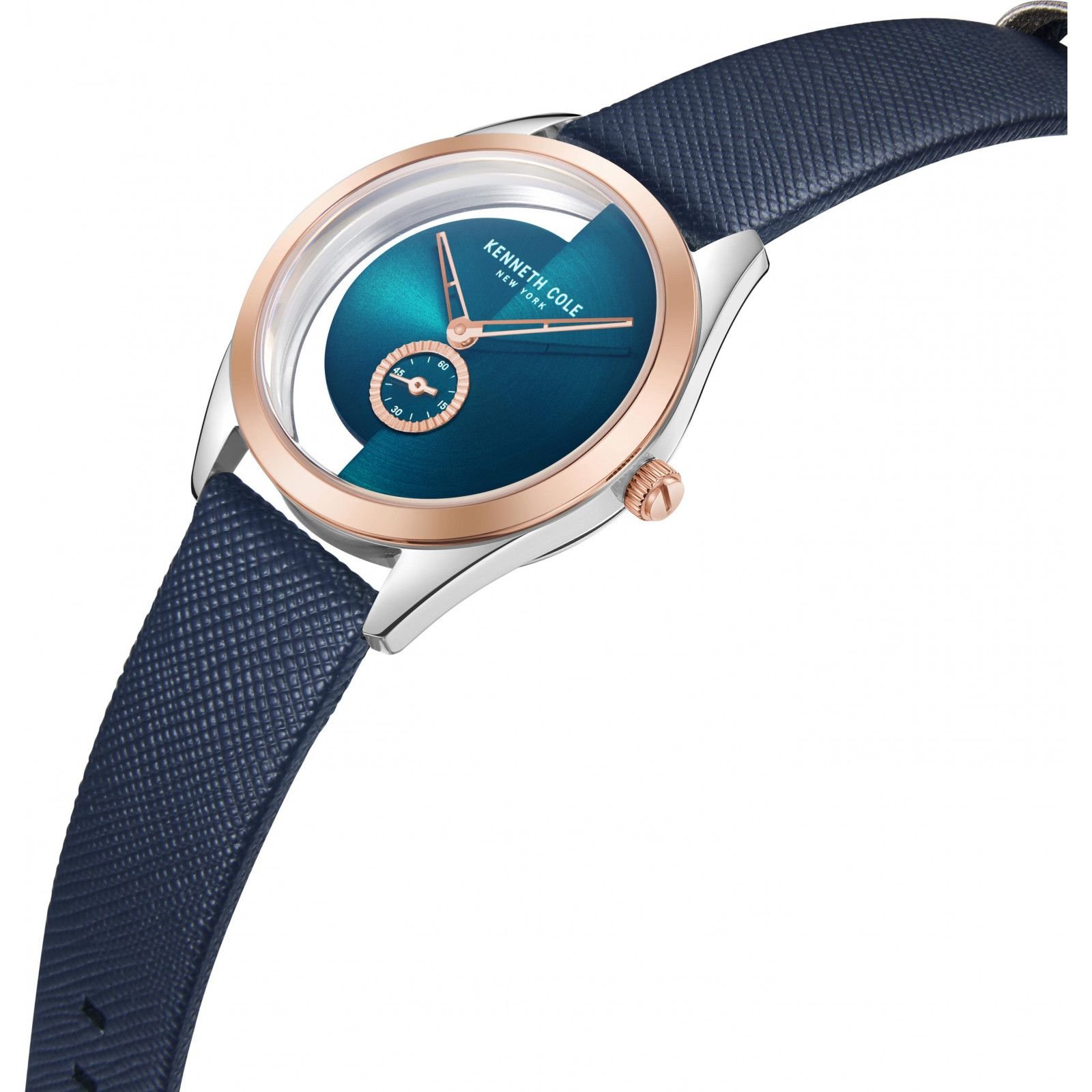 Kenneth Cole Kenneth Cole Women's KCWLA2223104 Classic 36mm Quartz Watch in Blue - 3