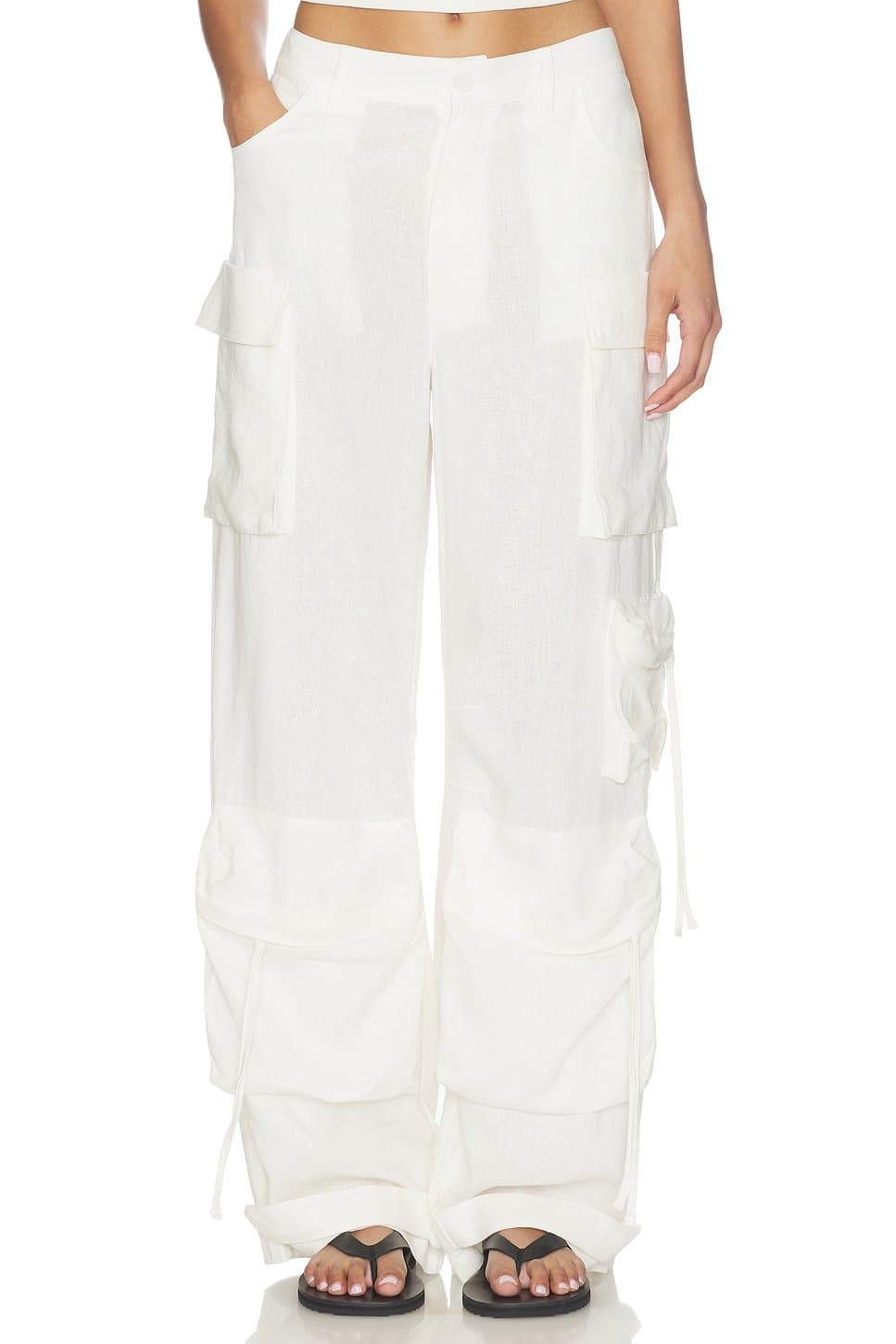 revolve Revolve Steve Madden White Cargo Pants