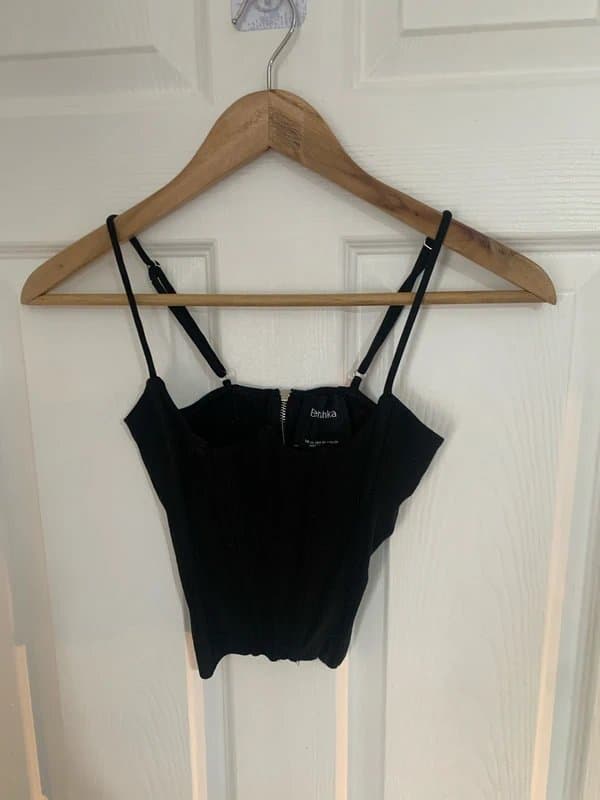 Bershka Women’s black corset top