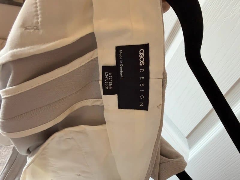 ASOS Smart Beige Trousers