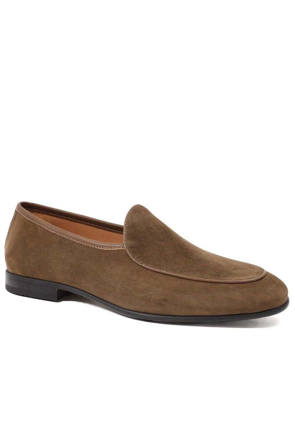 Jones Bootmaker Jones Bootmaker Light Brown Leather Loafers