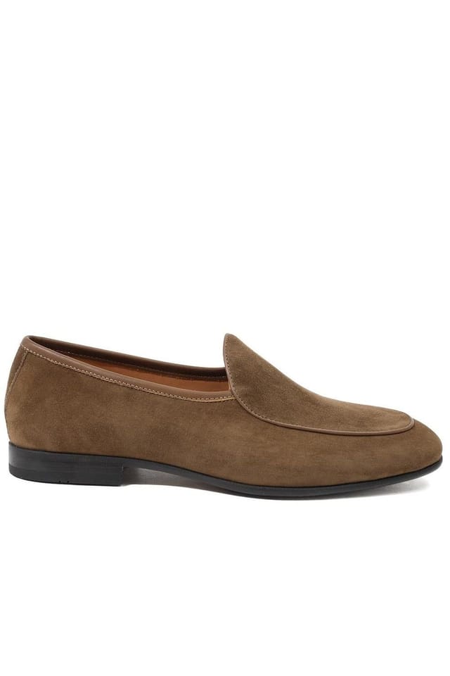 Jones Bootmaker Jones Bootmaker Men's Royce Leather Loafers in Light Brown - 2