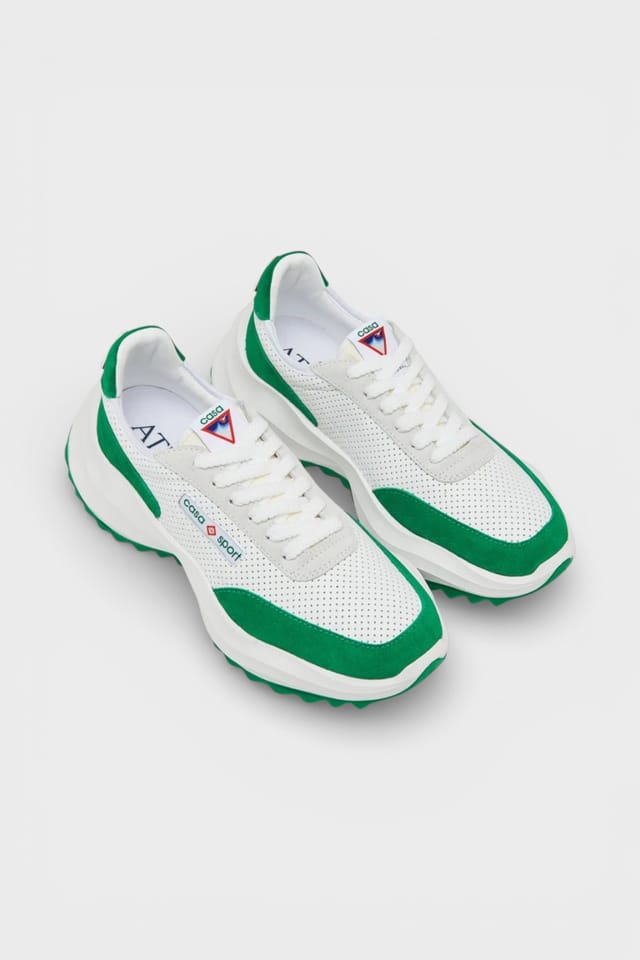 Casablanca Casablanca Women's Atlantis Sneaker White Green - 2