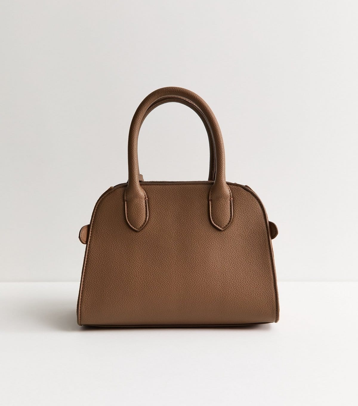 New Look Camel Faux Suede Top Handle Bag Vegan New Look - 4