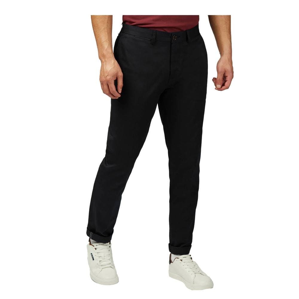 Ben Sherman Ben Sherman Men's Signature Stretch Slim Chinos in Black