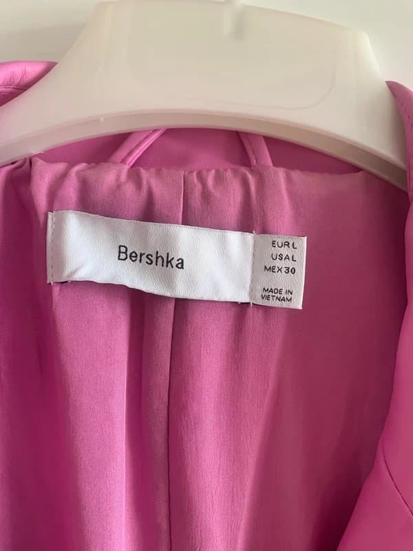 Bershka Bershka faux leather blazer