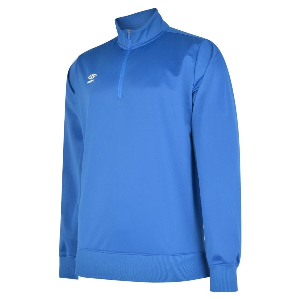 Umbro Umbro Men's Club Essential Half Zip Sweatshirt in Blue