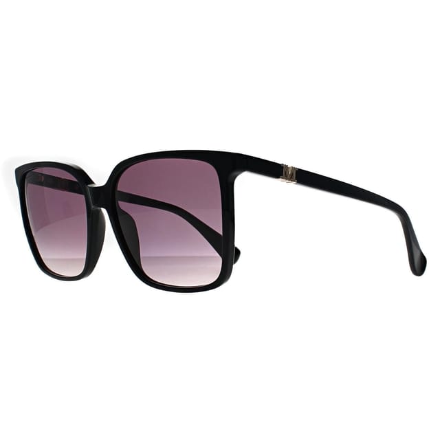 Max Mara Max Mara Women's Square Shiny Black Smoke Grey Gradient MM0046 Emme11 - 2