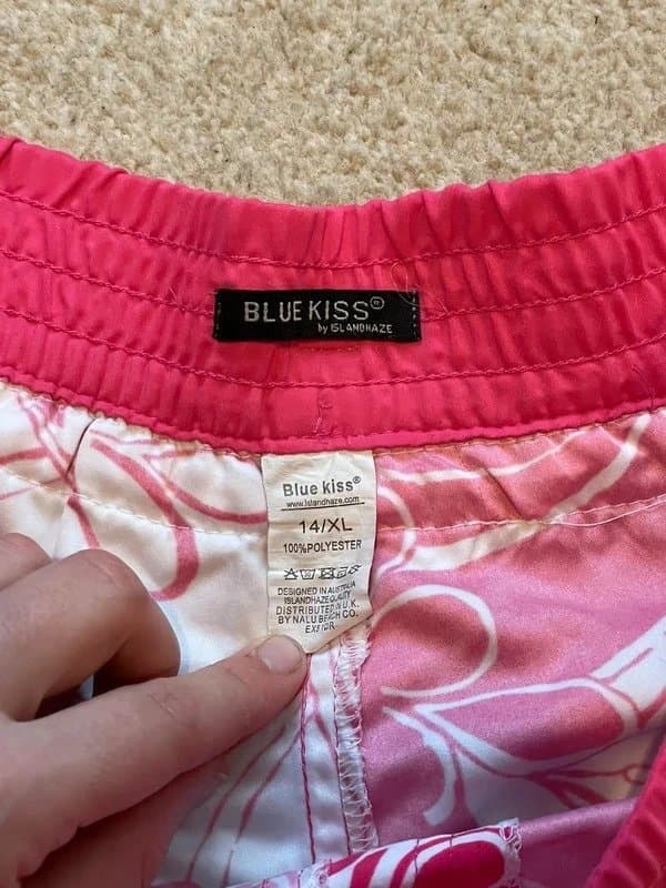 Island Haze Blue kiss by island haze low rise shorts