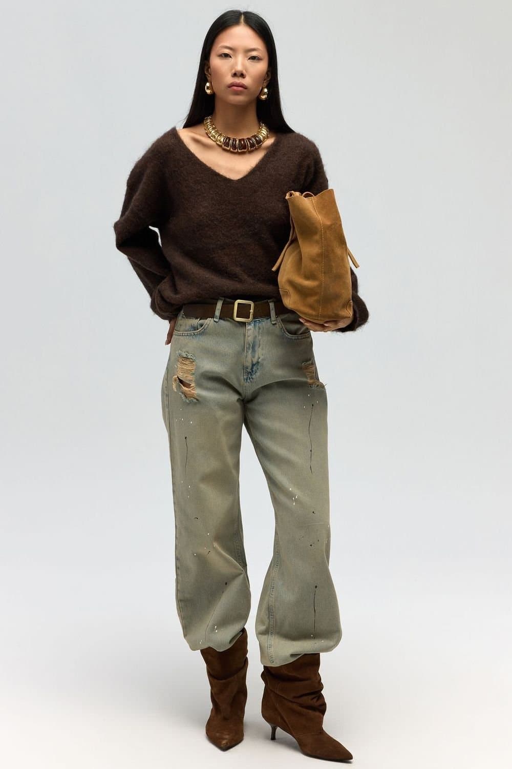 MAI STUDIOS CO. MAI STUDIOS CO. Pale Green Touch Jean