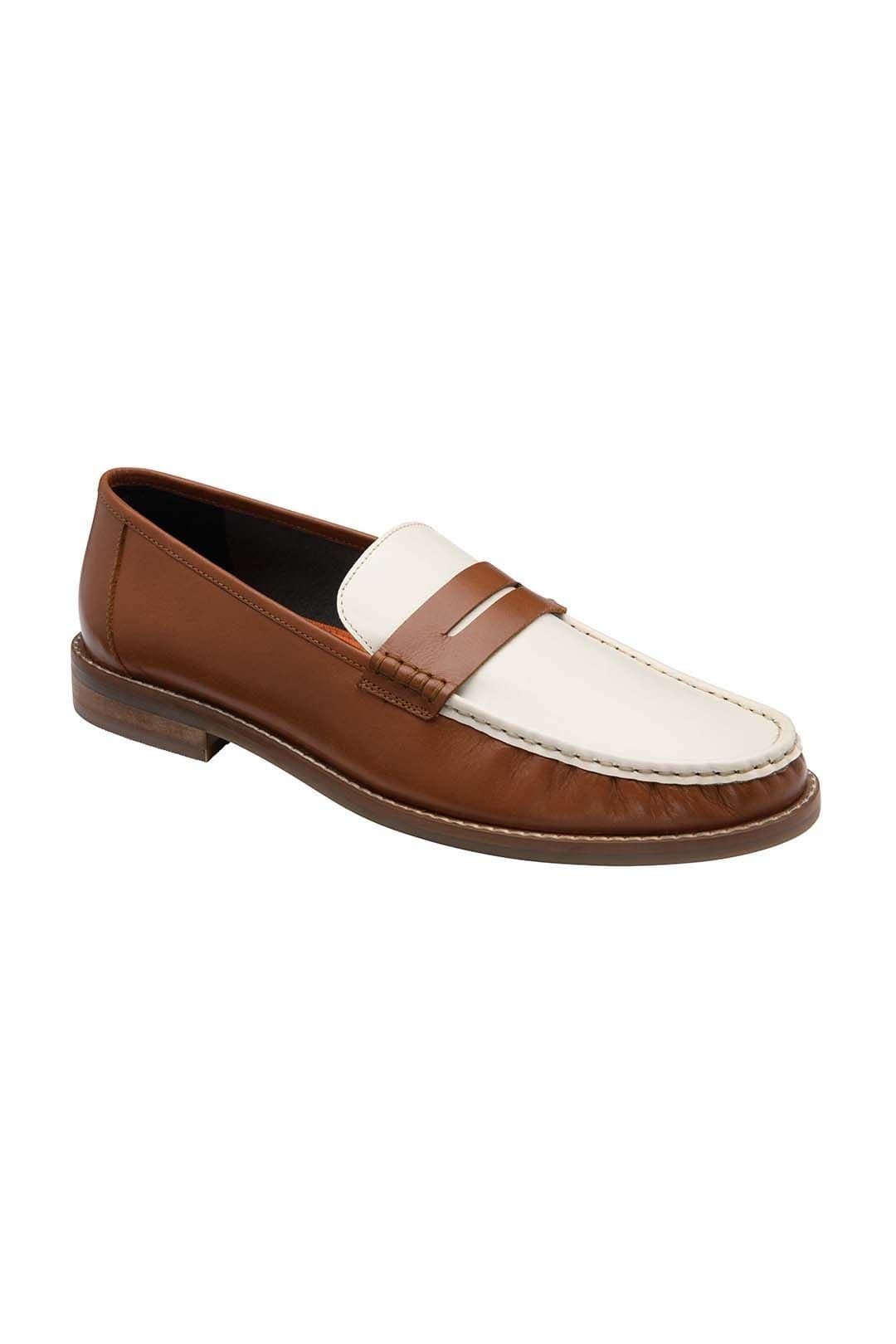 Frank Wright Frank Wright Men's Leather 'Bremner' Penny Loafers in Tan