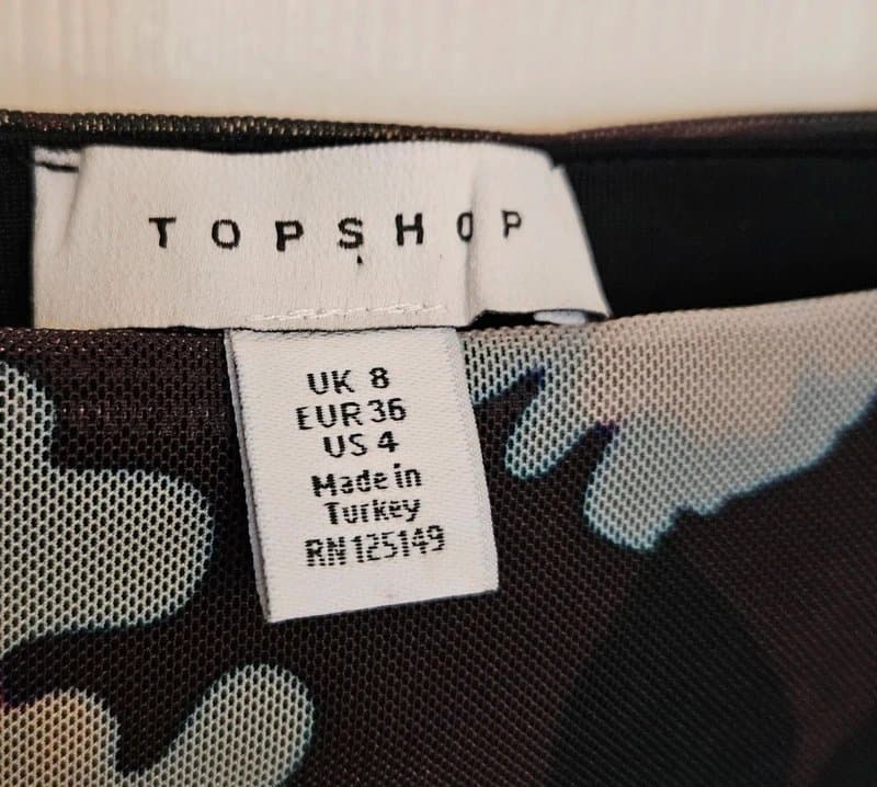 Topshop Topshop Mesh Ruched Midi Dress