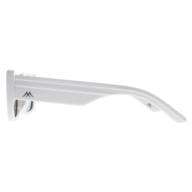 montana montana Women's Rectangle Shiny White Smoke Polarized MP194 - 3
