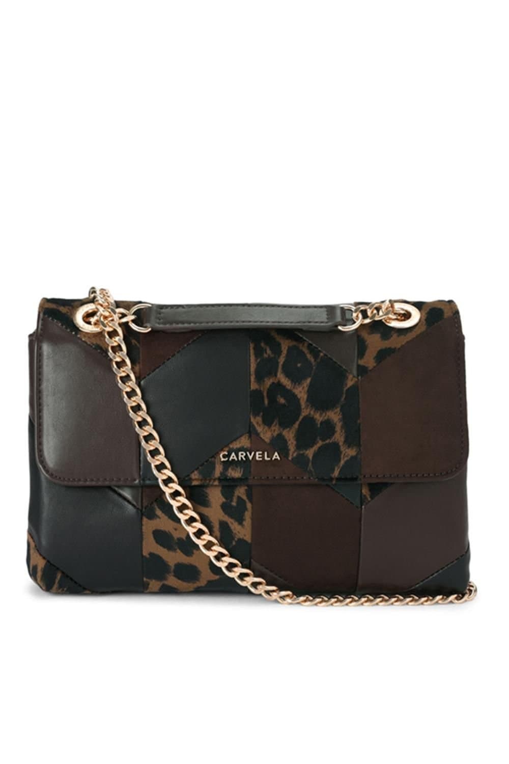 Carvela Carvela Women's 'Large Rosa Chain Shoulder' Bag in Brown