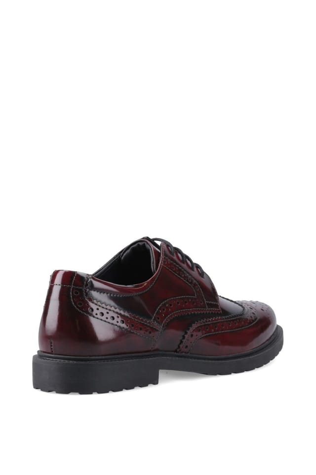 Hush Puppies Hush Puppies Women's Verity Hi-Shine Brogue in Wine - 2
