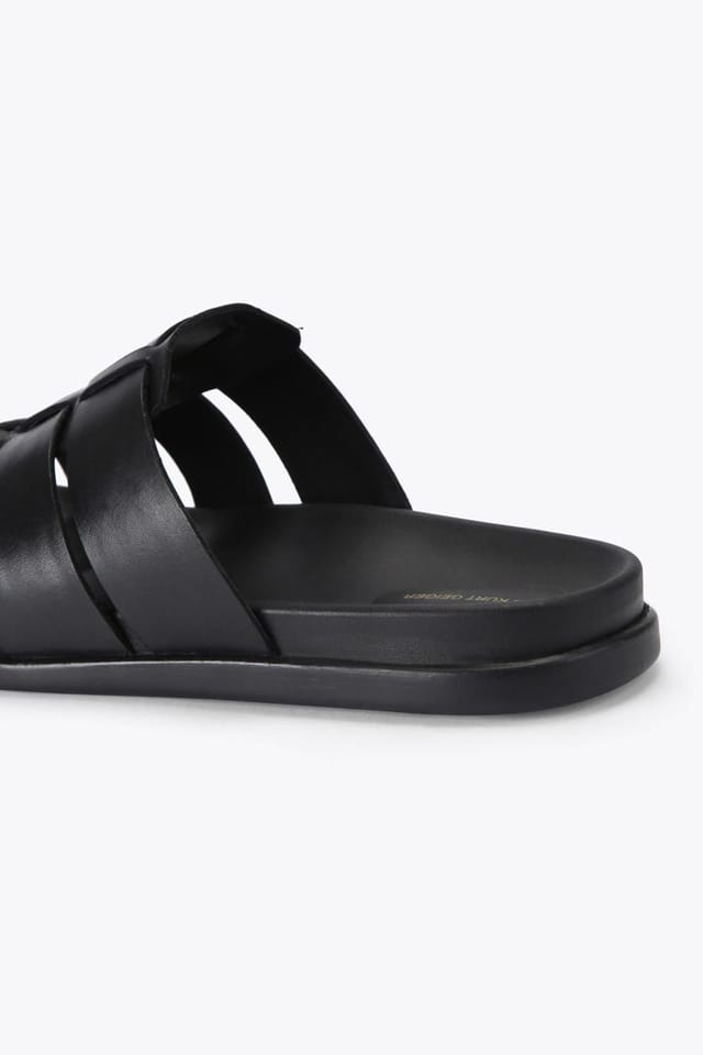 KG Kurt Geiger KG Kurt Geiger Men's 'Naples' Leather Sandals in Black - 3